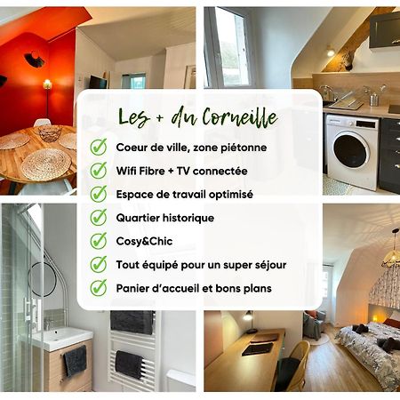 Le Corneille - Ideal Pros & Couples - Centre Historique - Chateau 5Min - Gare 10Min - Au Calme - Fibre Compiegne Exterior photo
